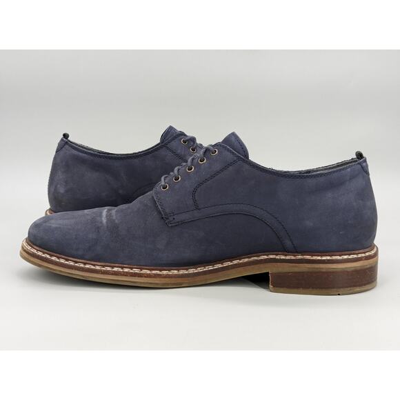 Cole Haan Men\'s Frankland Grand Plain Toe Oxford Navy Nubuck Shoes Size 12 main image 8